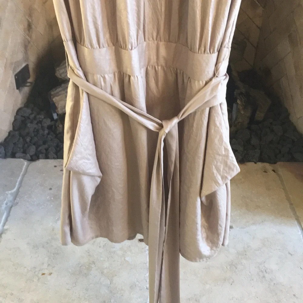 BCBGMaxAzria Taupe Mini Dress